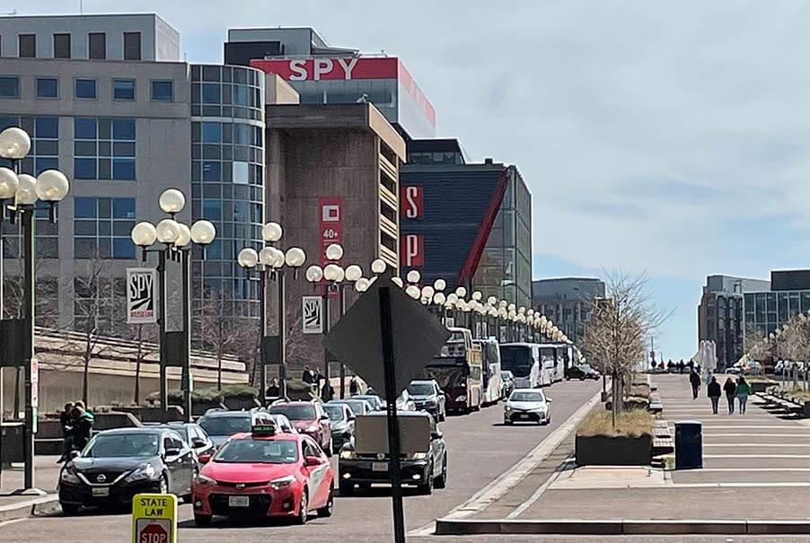 The international spy museum located at L'Enfant Plaza in Washington DC